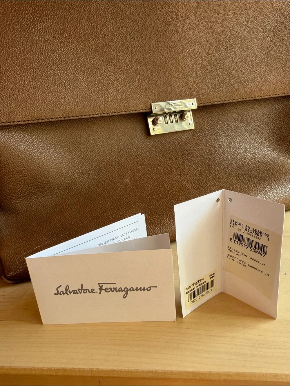 Ferragamo Briefcase - AS IS.